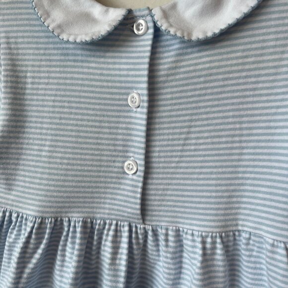 Girl - 4T - Cypress Row Blue Striped B is for Bus Dress - Picture 6 of 6